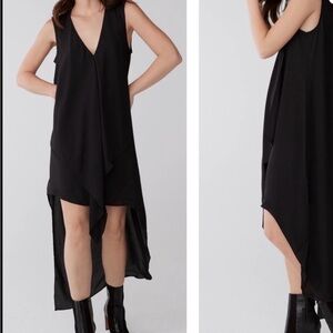 BCBG  Maxazria Tara high low Sleeveless Dress